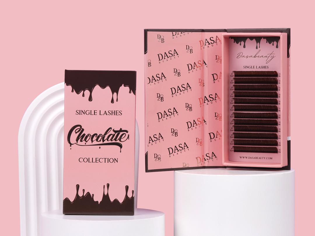 Single lashes brown
