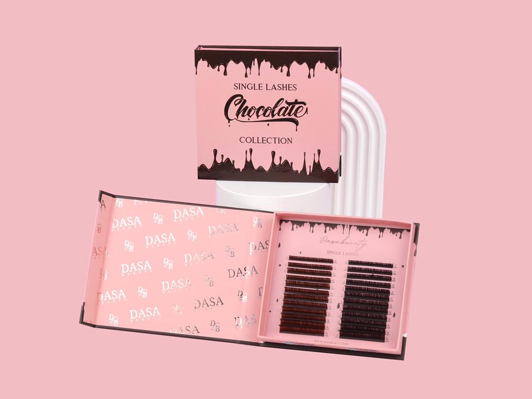 Single lashes brown