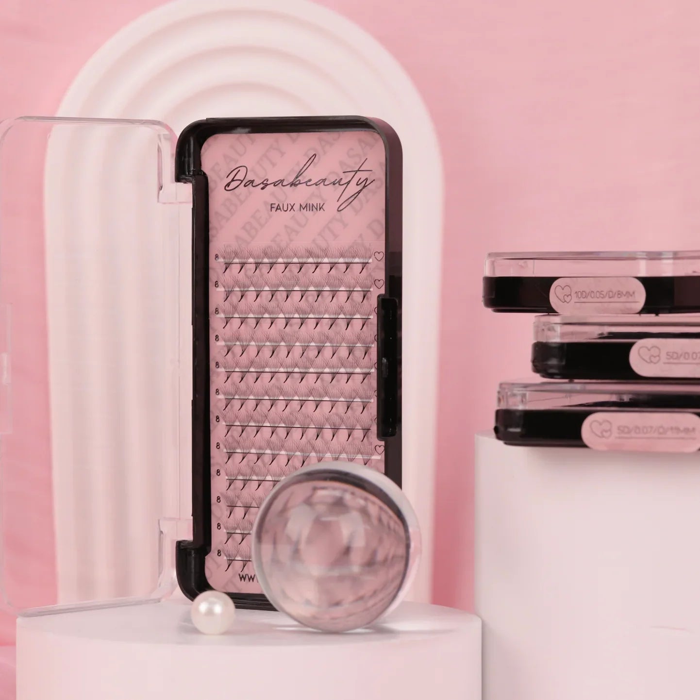 Premade Short Stem Fans