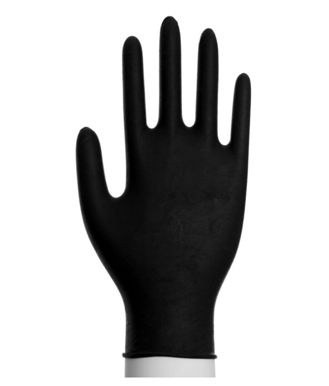 Sorte nitril handsker