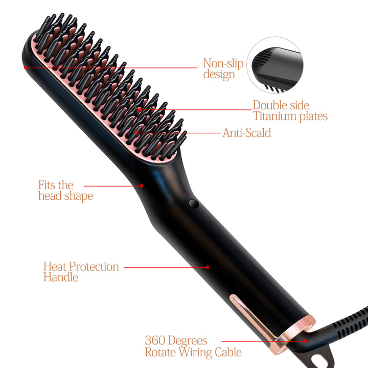 Beard straightener