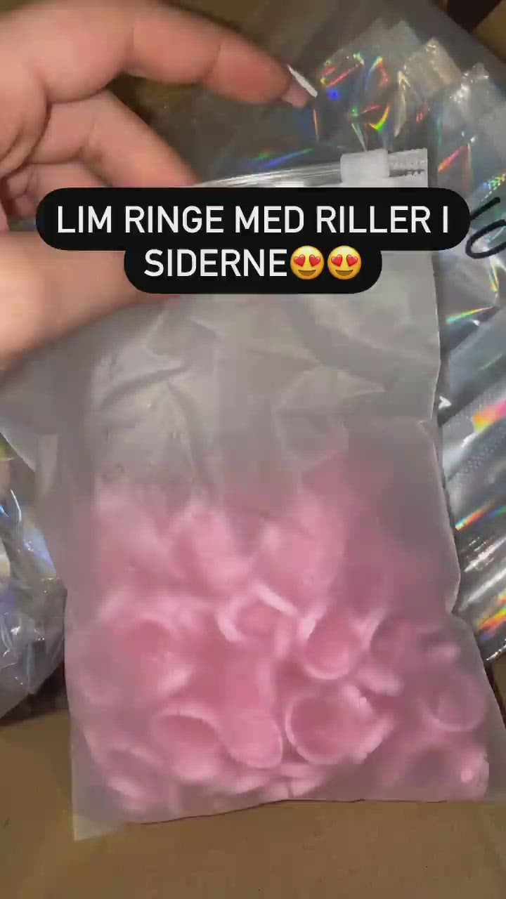 Glue rings pink